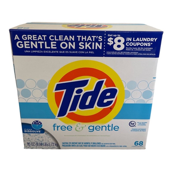 Tide Other Tide Free Gentle Powder Laundry Detergent 68 Loads New